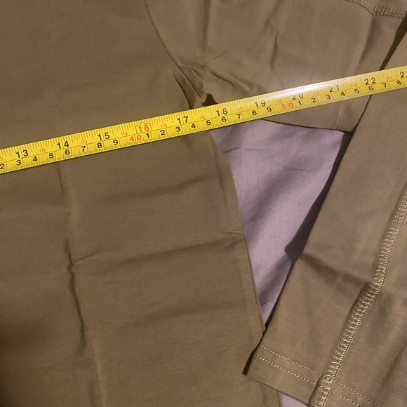 🔥HOT BUY! New long sleeve active top olive green color. More colors in closet. - Picture 6 of 10